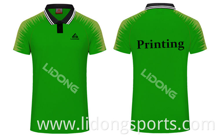 LiDong latest new design sublimated Comfortable blank polo shirts custom sport t shirt